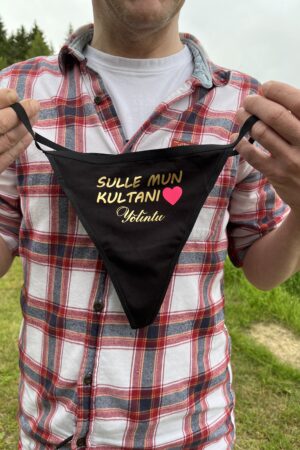 Stringit "SULLE MUN KULTANI" musta