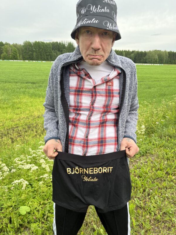 Bokserit "BJÖRNEBORIT" musta